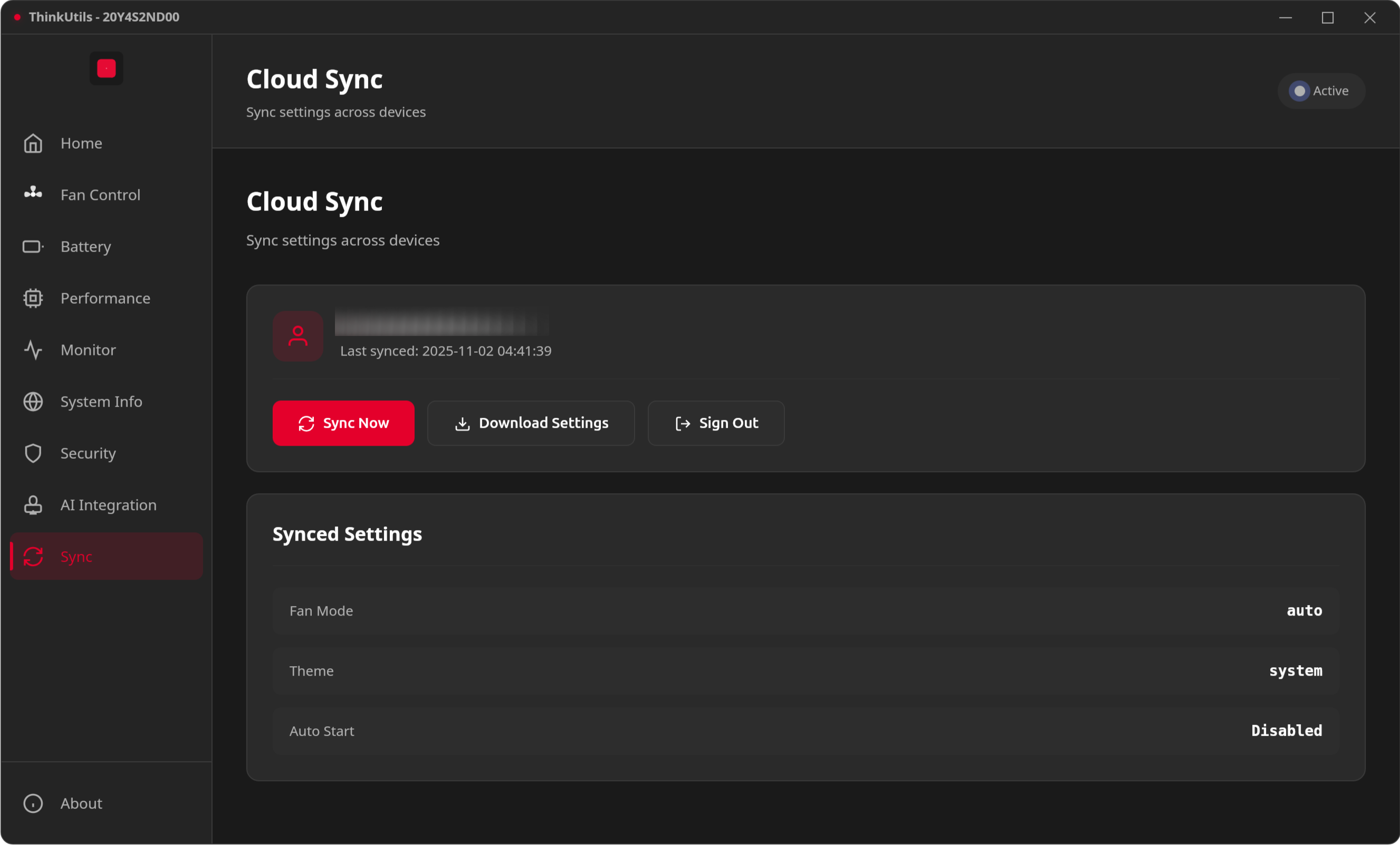 Settings Management